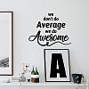 Translucent PVC Self Adhesive Wall Stickers STIC-WH0015-324-1