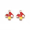 Autumn Theme Alloy Enamel Charms X-ENAM-S115-143A-1