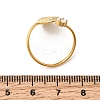304 Stainless Steel Micro Pave Cubic Zirconia Cuff Open Rings RJEW-Z130-01G-03-5