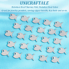 Unicraftale 200Pcs 201 Stainless Steel Charms STAS-UN0041-07-4