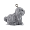 Animal Theme Flocky Opaque Resin Pendants RESI-H042-01P-18-2