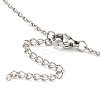 Tarnish Resistant 304 Stainless Steel Cable Chains Necklace Makings AJEW-P119-04A-P-3