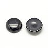 Synthetic Black Stone Cabochons X-G-R416-12mm-46-1-2