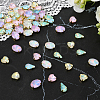 60Pcs 6 Styles Zinc Alloy Rhinestone Sew on Rhinestones FIND-CY0001-07-3