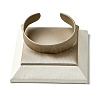 Imitation Leather Jewelry Bangle Display Stands ODIS-K005-01-1
