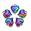 Rainbow Color Alloy Pendants PALLOY-N163-110-NR-1