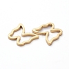 PVD Vacuum Plating 304 Stainless Steel Linking Rings for Jewelry Making LS-STAS-G215-22G-2