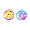 Ion Plating(IP) 201 Stainless Steel Pendants STAS-T063-184M-2