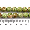 Dyed Natural Regalite/Imperial Jasper/Sea Sediment Jasper Beads Strands G-B124-C03-08-3