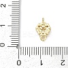 Brass Micro Pave Clear Cubic Zirconia Connector Charms LS-KK-Z094-08G-01-3