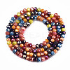 Opaque Glass Beads Strands GLAA-T006-12A-2