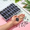 288G 26 Style Black Acrylic Beads SACR-X0015-17-5