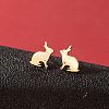 Stainless Steel Small Animal Stud Earrings for Women PW-WG87B69-05-1