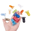 80Pcs 20 Colors Eco-Friendly Plastic Baby Pacifier Holder Clip KY-PH0007-03-3