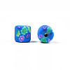 Handmade Polymer Clay Bead Strands CLAY-T020-10F-2