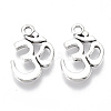Yoga Tibetan Style Alloy Pendants TIBE-R317-018AS-LF-1
