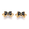 Ion Plating(IP) 304 Stainless Steel Enamel Beads STAS-N114-23C-G-1