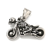 316 Surgical Stainless Steel Pendants STAS-E212-144AS-2