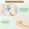 DIY Children Wood Decoration Clay Picture Frame WOOD-WH20008-07G-5