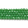 Opaque Solid Color Imitation Jade Glass Beads Strands EGLA-A039-P4mm-D08-1