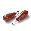 Natural Red Jasper Pendants G-F707-05-3