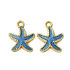 304 Stainless Steel Enamel Pendants X1-STAS-L299-19G-05-1