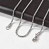 Tarnish Resistant 304 Stainless Steel Necklaces NJEW-E080-18P-2