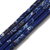 Synthetic Imperial Jasper Dyed Beads Strands G-D077-B01-12-1