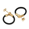 Ion Plating(IP) 304 Stainless Steel Twist Stud Earrings for Women EJEW-M023-05A-2