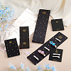80Pcs 4 Style Rectangle Cardboard Jewelry Display Cards CDIS-YS0001-04-6