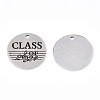 Non-Tarnish 201 Stainless Steel Pendants LS-STAS-T064-38P-23-1