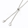Tarnish Resistant 304 Stainless Steel Slider Bracelets Making AJEW-JB00784-4