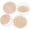 15Pcs Wood Chips WOOD-WR0001-26B-5
