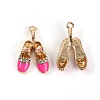 Zinc Alloy Enamel Pendants ENAM-CJC0004-30D-1