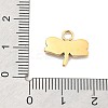 Ion Plating(IP) 304 Stainless Steel Charms STAS-P379-37C-G-3