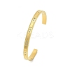 304 Stainless Steel Cuff Bangles BJEW-P348-02F-G-4