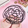 1Pc Rhinestone Mesh Headpiece Cap AJEW-HY0002-55B-3