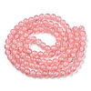 Baking Paint Crackle Glass Bead Strands DGLA-Q023-8mm-YS9-A-2