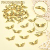 30Pcs Tibetan Style Alloy Angeltee Beads TIBEB-YW0001-32AG-4