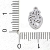 304 Stainless Steel Charms STAS-Z183-05P-3