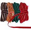 40 Yards 4 Colors Single Face Velvet Ribbons OCOR-PH0004-52-1