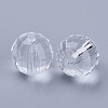 Transparent Acrylic Beads X-TACR-Q254-8mm-V01-3