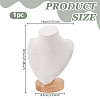 1Pc Microfiber Necklace Display Stands NDIS-NB0001-09-2