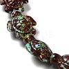 Synthetic Turquoise Dyed Beads Strands G-P507-05I-4