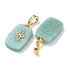 Natural Amazonite Pendants G-G461-07G-08-2