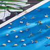 40Pcs 2 Colors 304 Stainless Steel Stud Earring Findings STAS-LP0002-09-3