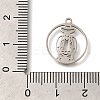 201 Stainless Steel Pendants STAS-R136-26P-3