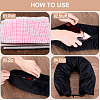 Velvet with Polyester Travel Pillowcase AJEW-WH20006-66A-6