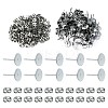 100Pcs 304 Stainless Steel Stud Earring Findings STAS-YW0001-43C-1