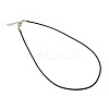 Waxed Cord Necklace Making LS-X-NJEW-R229-1.5mm-2